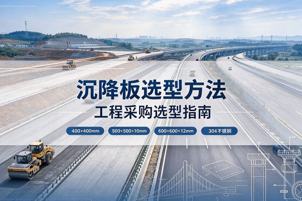 南丰沉降板选择方法