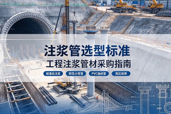 南丰注浆管选型标准