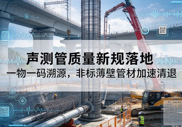 南丰声测管质量新规落地，一物一码溯源，非标薄壁管材加速清退