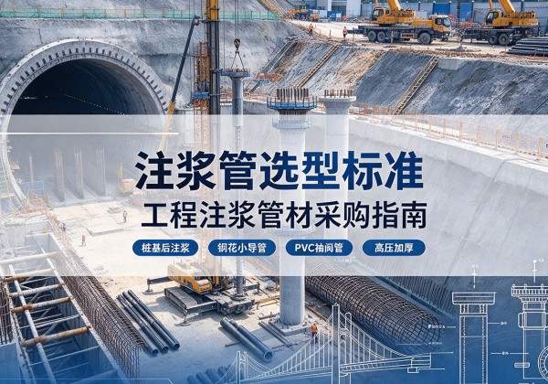 南丰注浆管选型标准